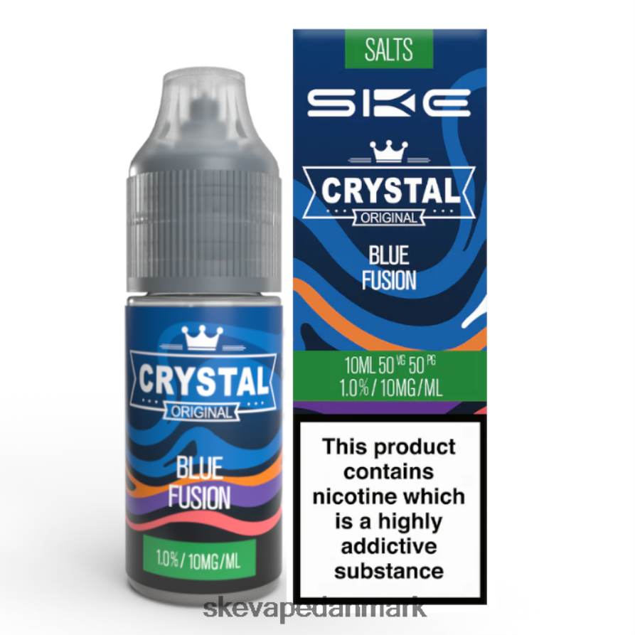 SKE krystal nic salt - 10ml blå fusion T6ZV6B110 SKE Vape Pen