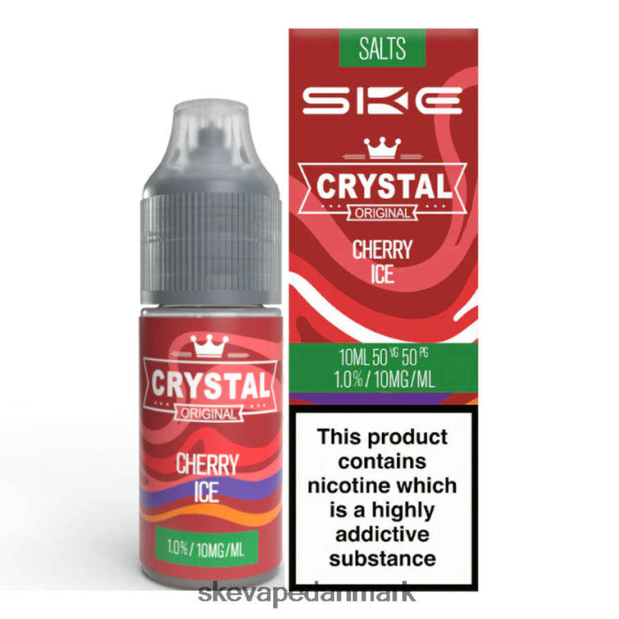 SKE krystal nic salt - 10ml kirsebæris T6ZV6B114 SKE Vape Buy