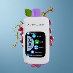 AirFuze Smart 30000 Puffs Touch Skærm Type-C Ladning 5% Nikotin Grape Burst