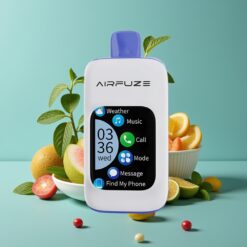 Airfuze Smart Pro 40000 Puffs 20ML 900mAh Musik Opkald Touch Skærm